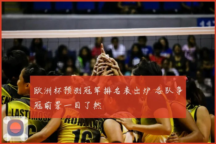 欧洲杯预测冠军排名表出炉 各队争冠前景一目了然